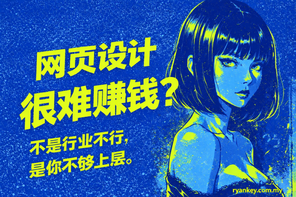 网页设计很难赚钱？这句话本身就很外行